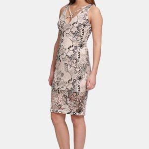 Embroidered Bodycon
